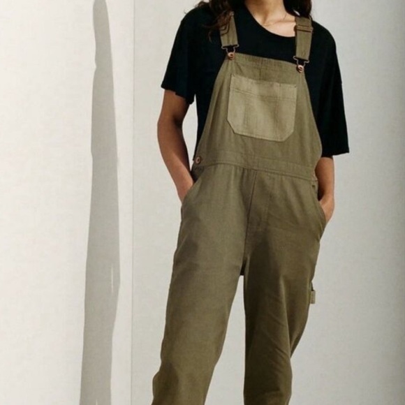 Brixton Pants - Brixton Olive Green Jumpsuit